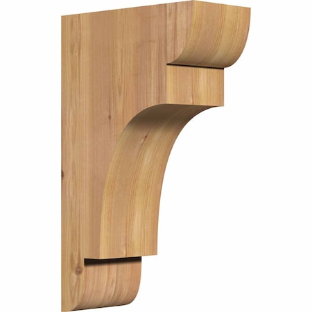 Ekena Millwork New Brighton Smooth Corbel, Western Red Cedar, 5 1/2"W x 12"D x 20"H COR06X12X20NEB00SWR